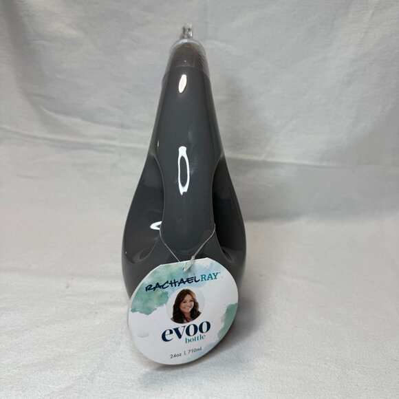 Rachael Ray 24oz Stoneware EVOO Dispenser Bottle Dark Gray NWT - Picture 2 of 6